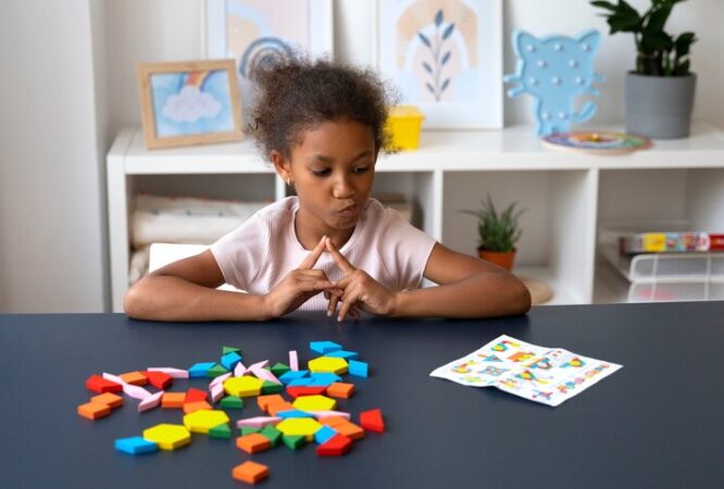 front-view-girl-thinking-with-puzzle_23-2149557920