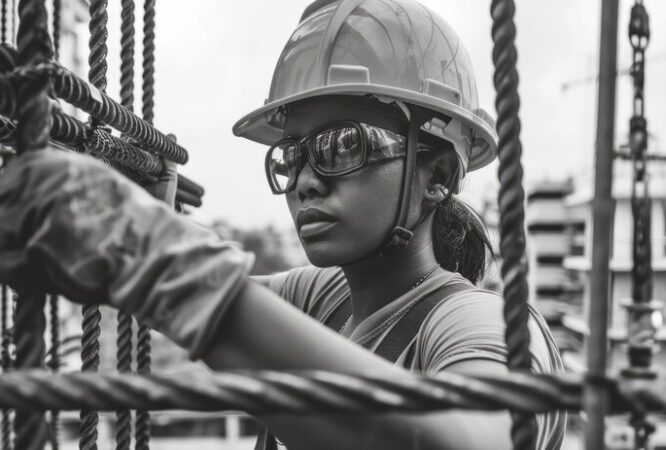 monochrome-scene-depicting-life-workers-construction-industry-site_23-2151431548